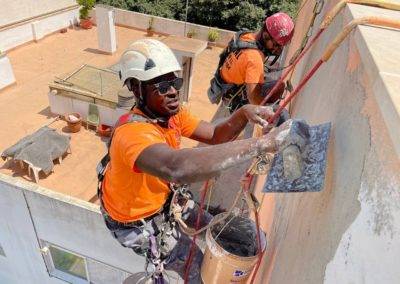 Rehabilitación de fachada en El Coi Terrabasa, cala 10 en Palma