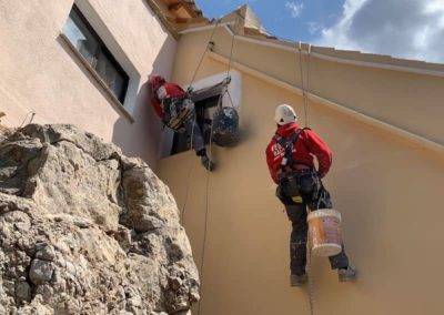 retauracion fachada trabajos verticales